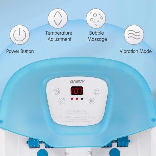 GASKY Foot Spa Bath Massager with Pedicure Grinding Stone, Heat, Bubbles ; Vibration, 16 Massage Rollers - Toytexx GASKY Foot Spa Bath Massager with Pedicure Grinding Stone, Heat, Bubbles ; Vibration, 16 Massage Rollers - Toytexx
